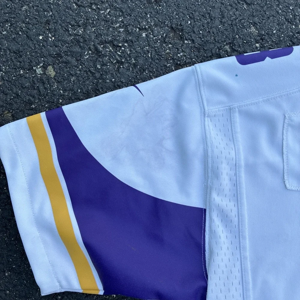 Nike Kirk Cousins White Minnesota Vikings NFL Jersey On Field Men's Size XL